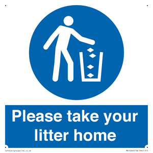 Please take your litter home